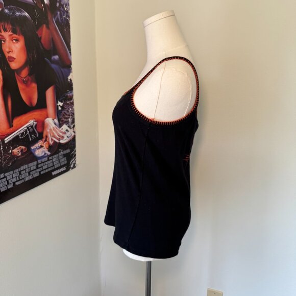 Harley Davidson 2004 Black and Orange Casual Tank Top - Picture 4 of 9